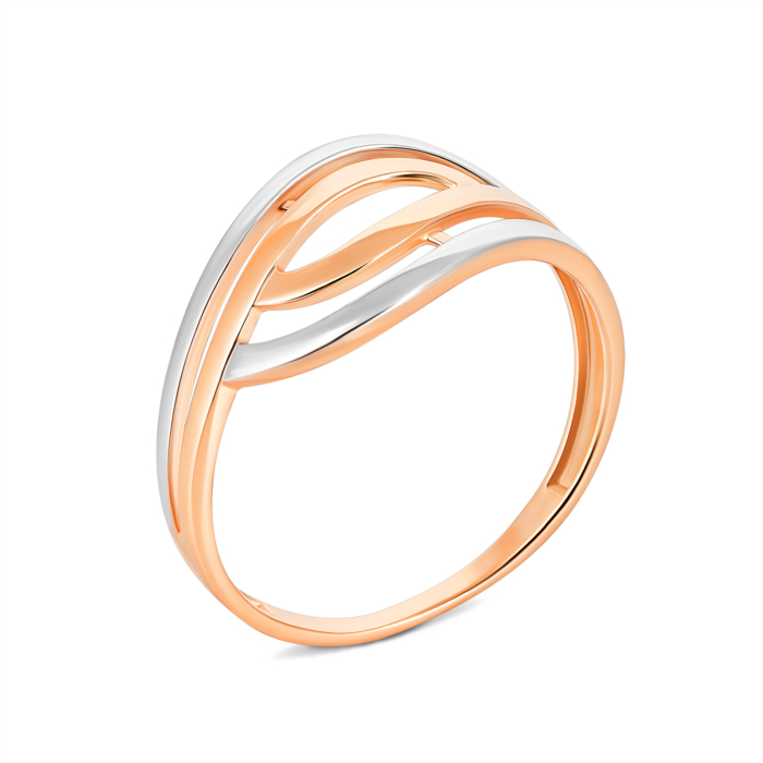 Золотое кольцо без вставки. Артикул UG5КБ803(зв)