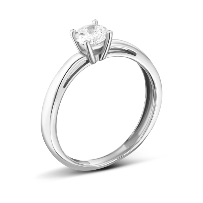 Золота каблучка з діамантом.Артикул UG51107470202