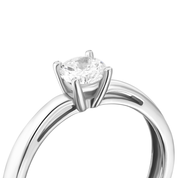 Золота каблучка з діамантом.Артикул UG51107470202