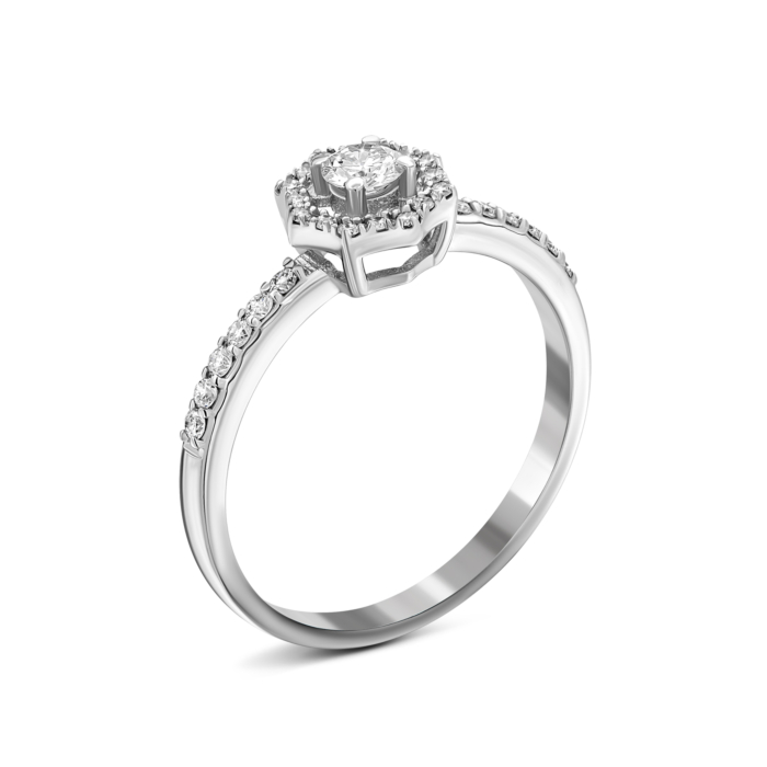 Золота каблучка з діамантами.Артикул UG51111510702