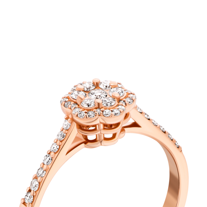 Золотое кольцо с бриллиантами.Артикул UG51111510801