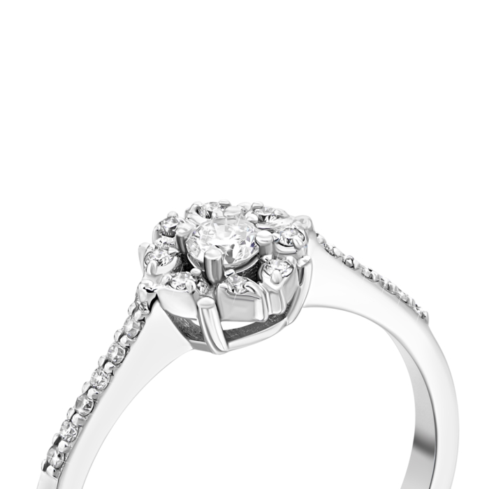 Золотое кольцо с бриллиантами.Артикул UG51111511402