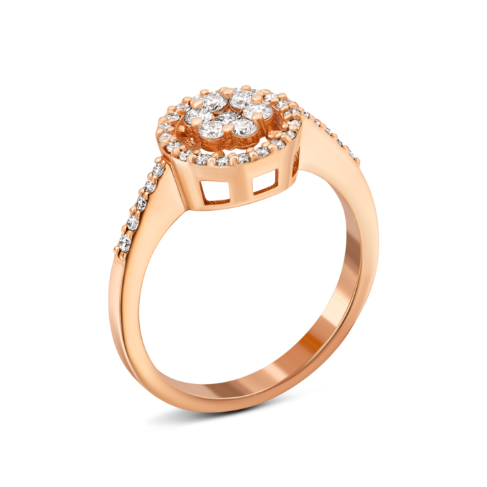 Золота каблучка з діамантами.Артикул UG51111511801