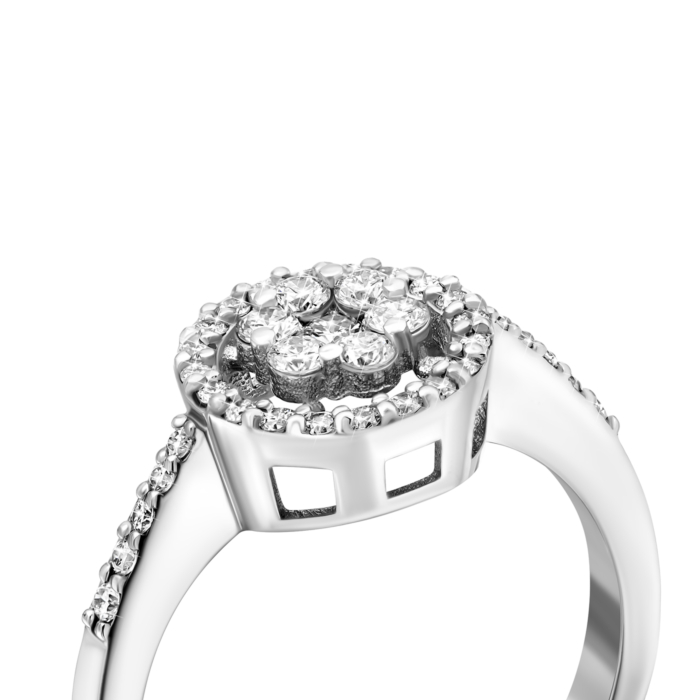 Золота каблучка з діамантами.Артикул UG51111511802