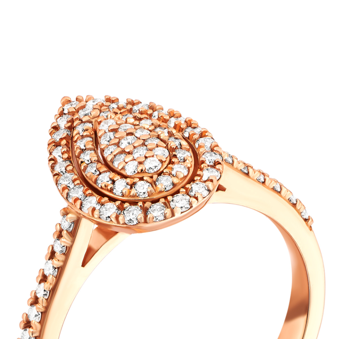 Золотое кольцо с бриллиантами.Артикул UG51111512901 бр