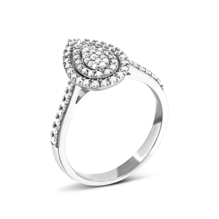 Золотое кольцо с бриллиантами.Артикул UG51111512902 бр