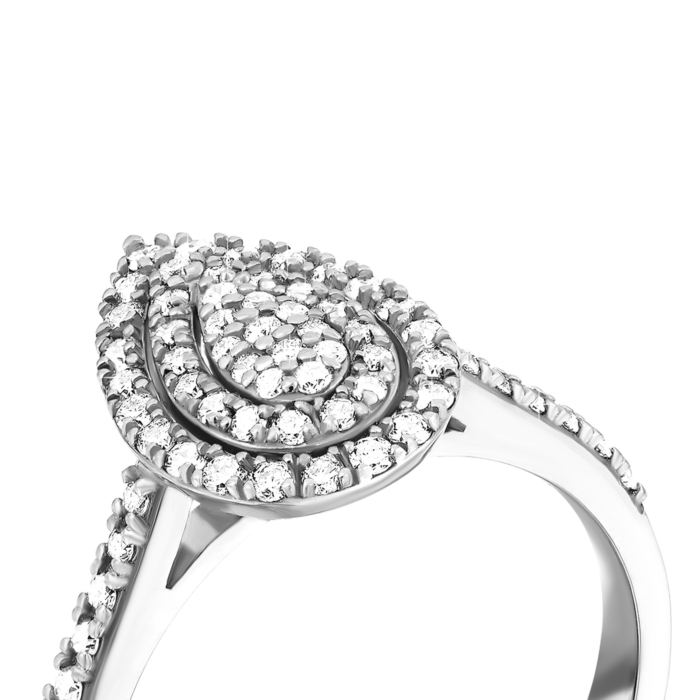 Золотое кольцо с бриллиантами.Артикул UG51111512902 бр