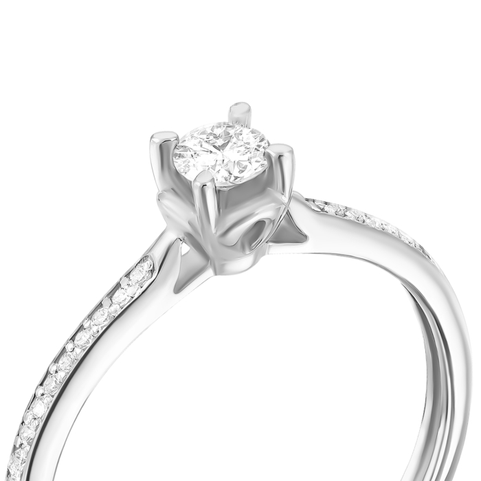 Золота каблучка з діамантами.Артикул UG51191587202