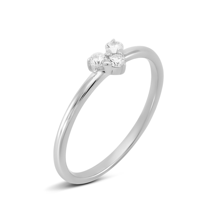Золота каблучка з діамантами. Артикул UG51192177202