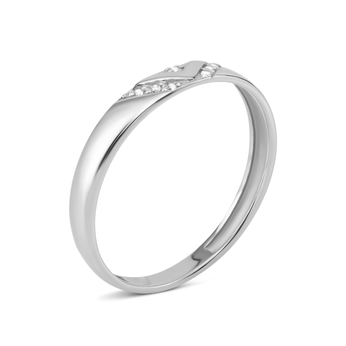 Золотое кольцо с бриллиантами. Артикул UG518/0158/02/01/02