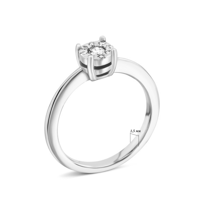 Золотое кольцо с бриллиантами. Артикул UG5180028/02/00/0081