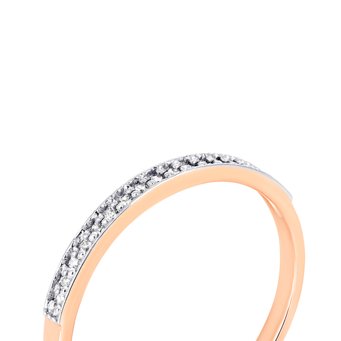 Золота каблучка з діамантами. Артикул UG553383/0.8S