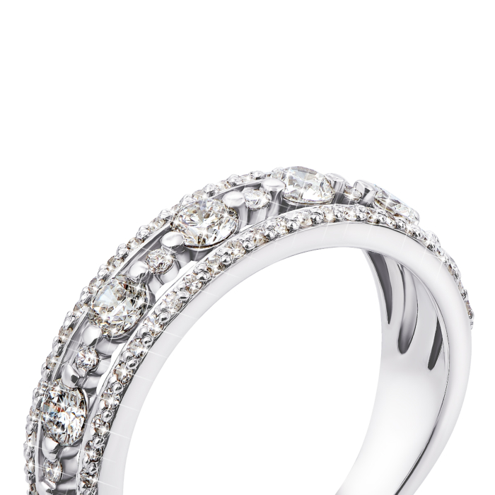 Золотое кольцо с бриллиантами (53429/02/1/8527)