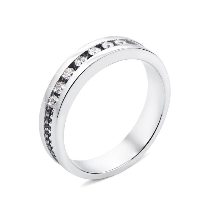 Золотое кольцо с бриллиантами (53437/02/1/8063)