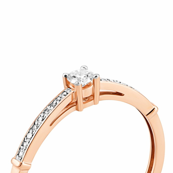 Золотое кольцо с бриллиантами. Артикул UG553562/01/1/103311