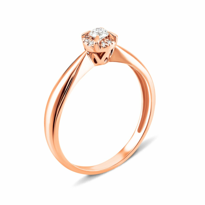 Золотое кольцо с бриллиантами. Артикул UG5880218