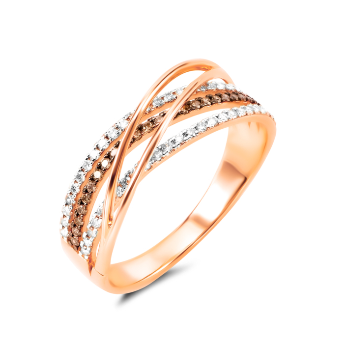 Золота каблучка з діамантами. Артикул UG51190872201 к