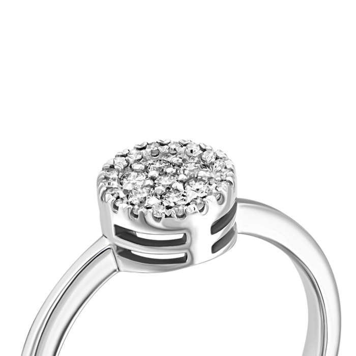 Золота каблучка з діамантами.Артикул UG51191335202