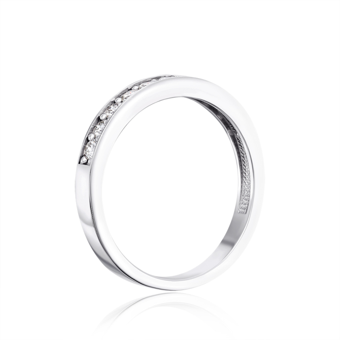 Золота каблучка з діамантами. Артикул 800051/02/1/8581