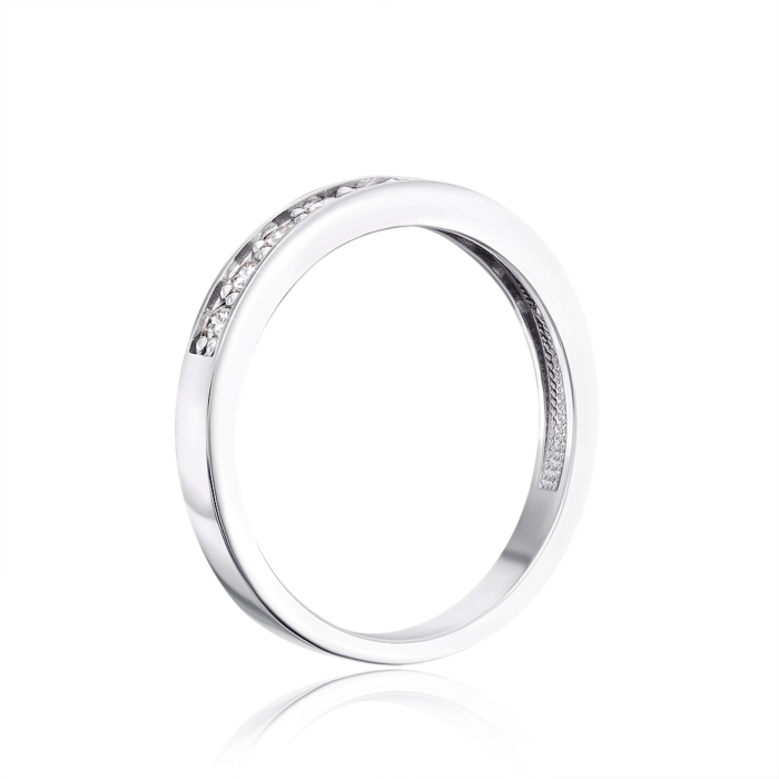 Золота каблучка з діамантами. Артикул 800057/02/1/9022