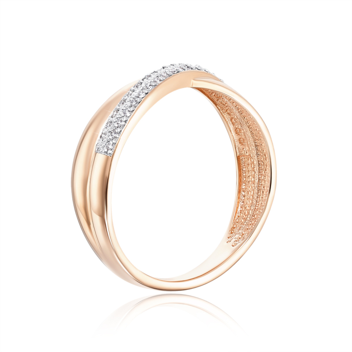 Золотое кольцо с бриллиантами. Артикул 800075/01/1/8007