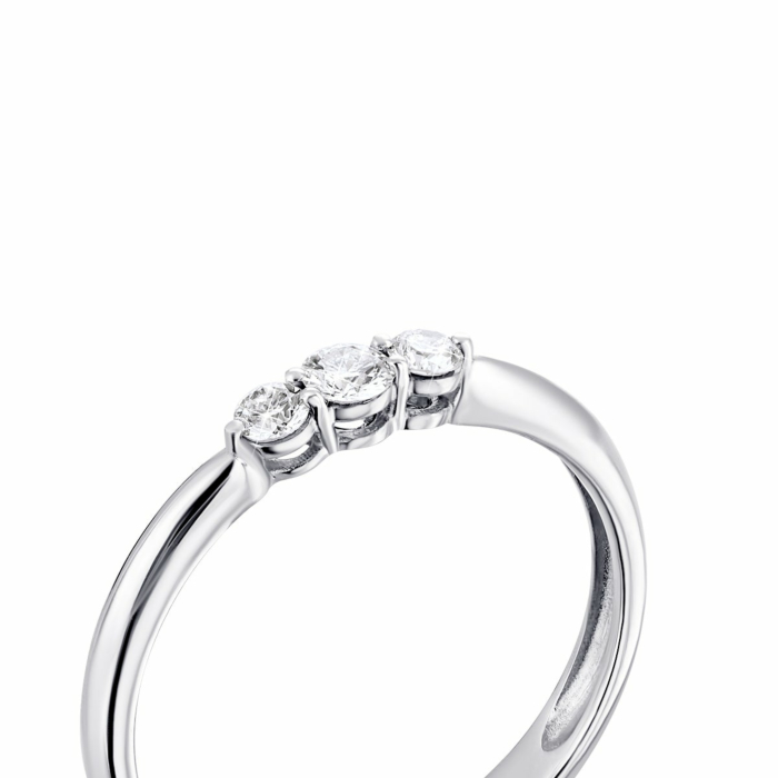 Золотое кольцо с бриллиантами. Артикул UG5К1058/1