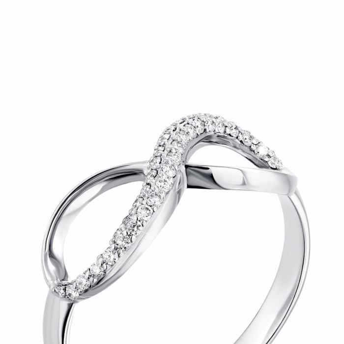 Золотое кольцо с бриллиантами. Артикул UG5К1261/1