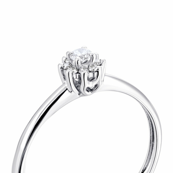 Золота каблучка з діамантами. Артикул UG5К1957/1