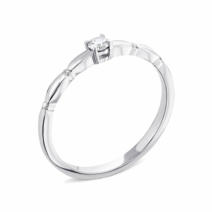 Золотое кольцо с бриллиантами. Артикул UG5К1967/1