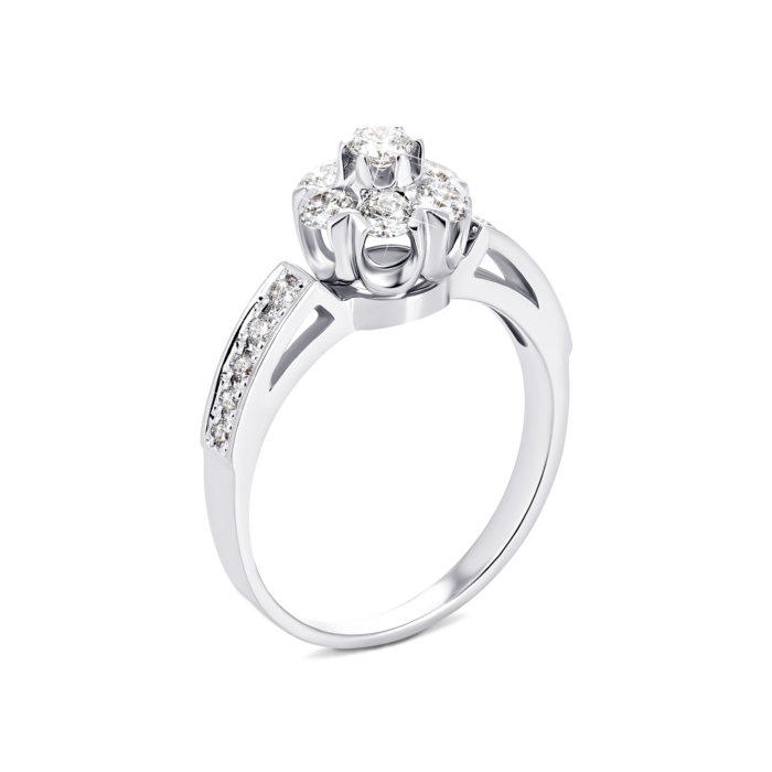 Золота каблучка з діамантами. Артикул UG5КДz 7432/1