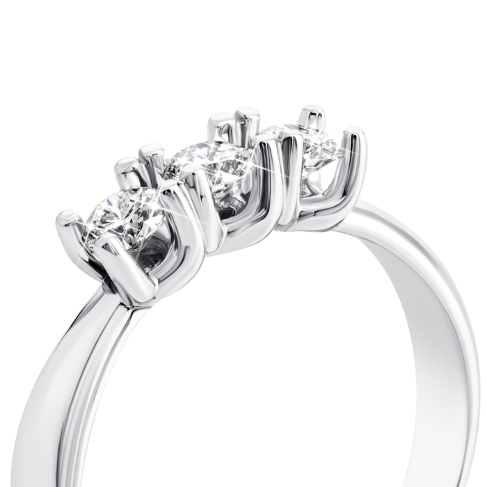 Золота каблучка з діамантами. Артикул UG5КДz 7534/1