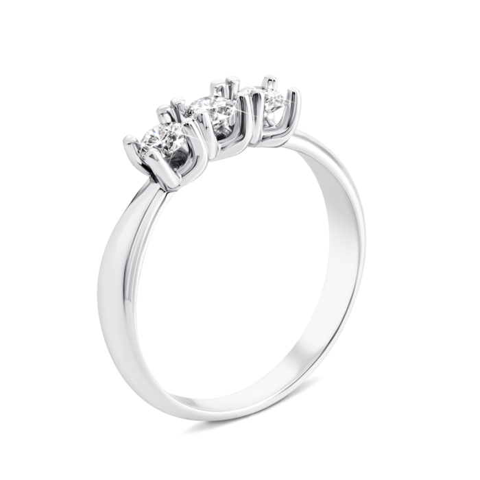 Золота каблучка з діамантами. Артикул UG5КДz 7534/1