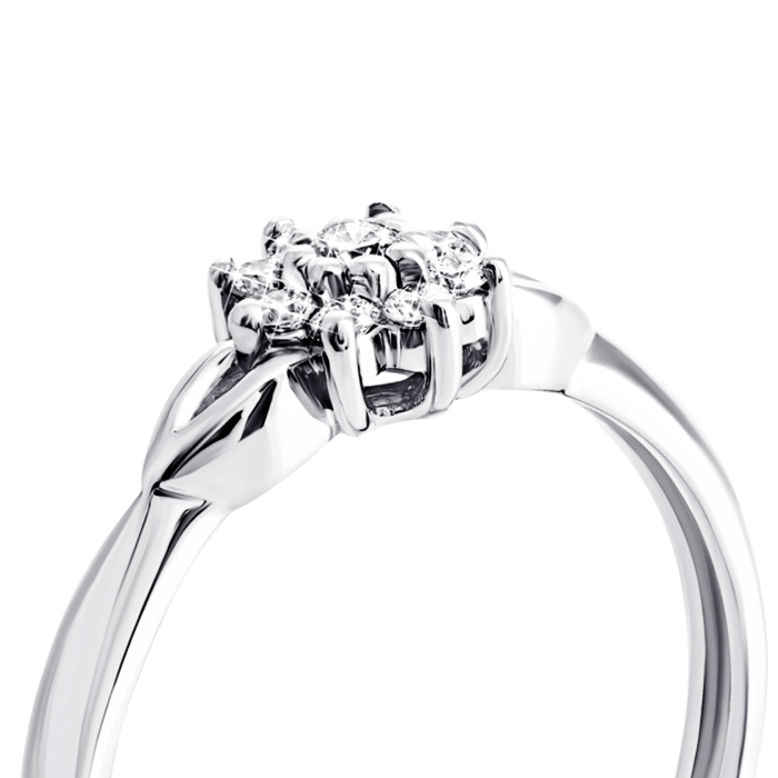 Золота каблучка з діамантами. Артикул UG5КДz7476/1