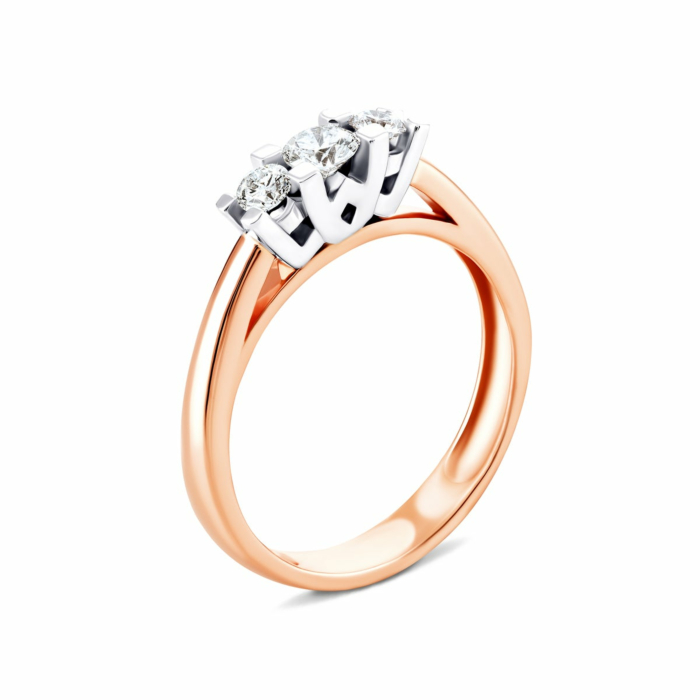 Золотое кольцо с бриллиантами. Артикул UG5КДz7545