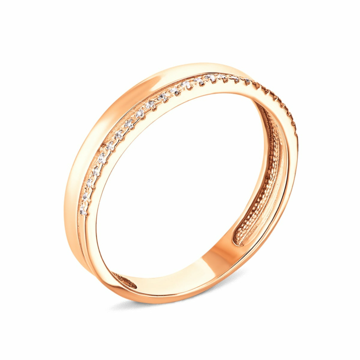 Золотое кольцо с бриллиантами. Артикул UG5ЗК1010