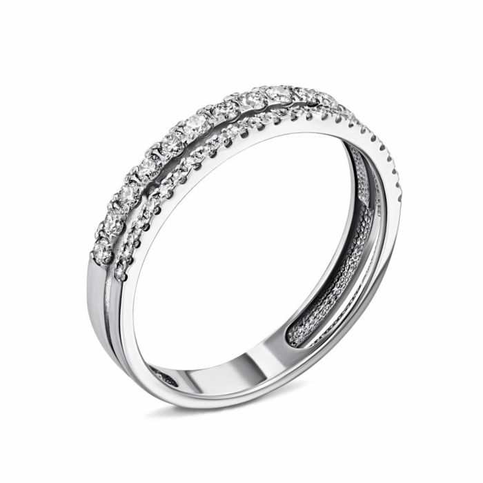 Золота каблучка з діамантами. Артикул UG5ЗК1011/1