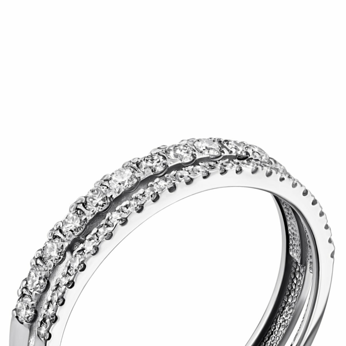 Золота каблучка з діамантами. Артикул UG5ЗК1011/1