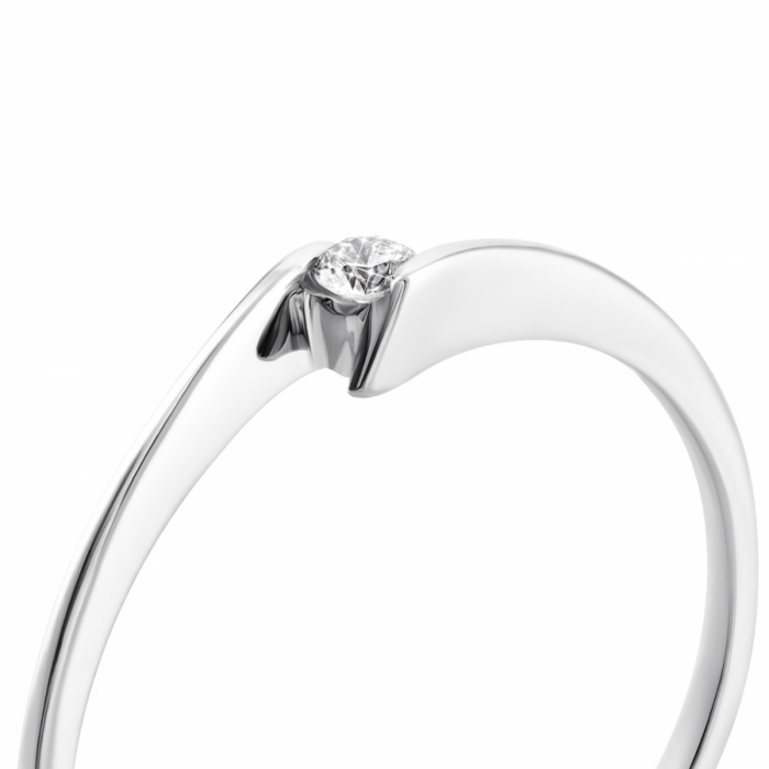 Золота каблучка з діамантом. Артикул UG5101200/1