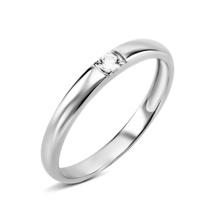 Обручка з діамантом. Артикул UG510154/02/1/8002