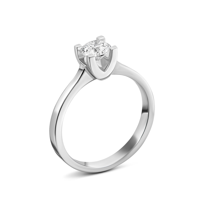 Золотое кольцо с бриллиантом.Артикул UG51111011902