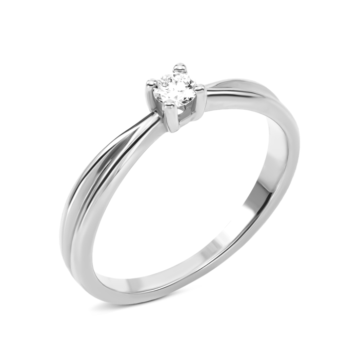 Золотое кольцо с бриллиантом. Артикул UG5180001/02/00/0051