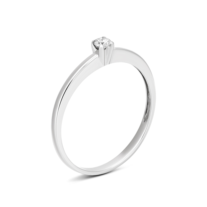 Золотое кольцо с бриллиантом.Артикул UG51Б