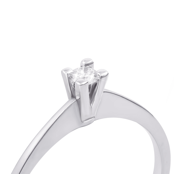 Золотое кольцо с бриллиантом (52373/2.75б)