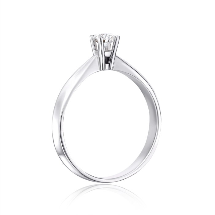 Золотое кольцо с бриллиантом. Артикул 52372-1/02/1/8023