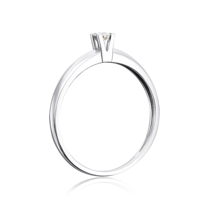 Золотое кольцо с бриллиантом. Артикул 53065/02/1/8556