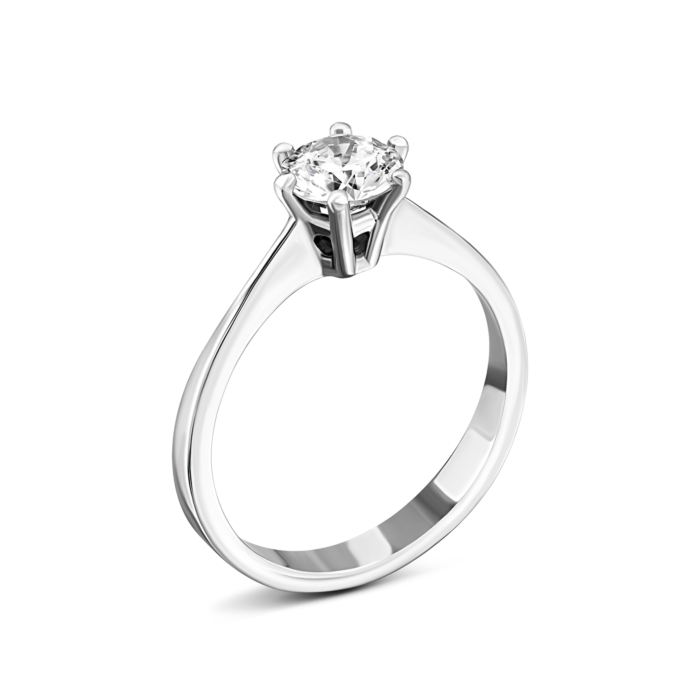 Золота каблучка з діамантом.Артикул UG5B11Б