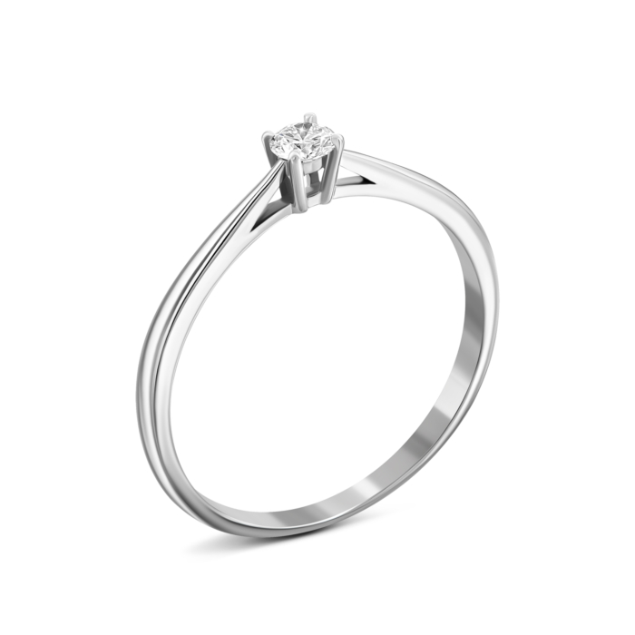 Золота каблучка з діамантом.Артикул UG5EKDG1