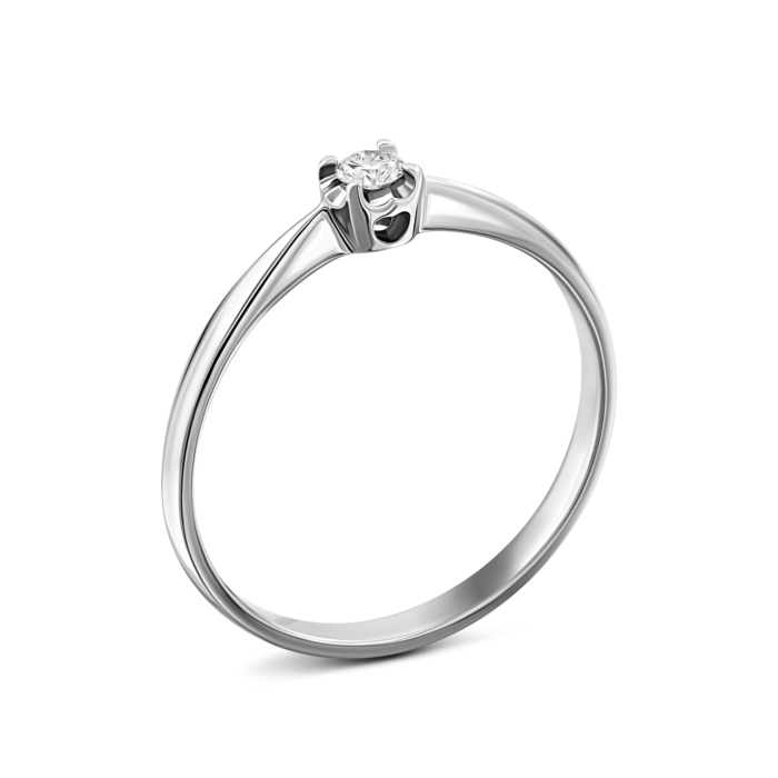 Золотое кольцо с бриллиантом.Артикул UG5ERDH65