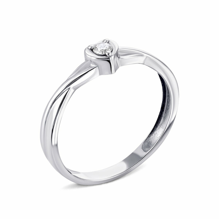 Золота каблучка з діамантом. Артикул UG5К1086/1