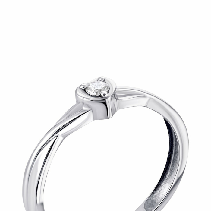 Золота каблучка з діамантом. Артикул UG5К1086/1